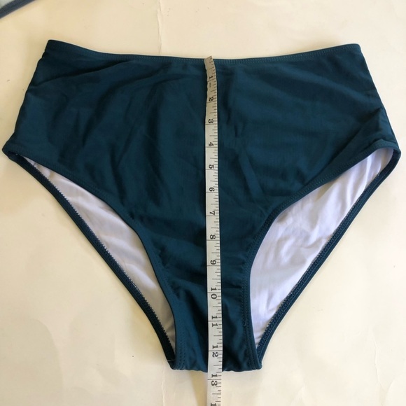 Unbranded Woman’s Bundle Of Two Blue Tone Bikini Bottoms Size L - Picture 8 of 10